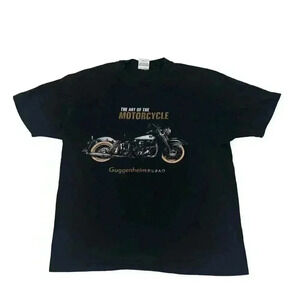 The Art Of The Motorcycle Guggenheim Bilbao Black T-Shirt L biker tee